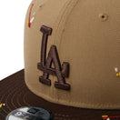 キッズ Youth 9FIFTY ロサンゼルス・ドジャース Splash Embroidery カーキ/バーントウッド | NEW ERA ニューエラ公式オンラインストア
