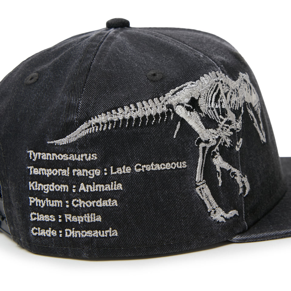 キッズ Youth 9FIFTY Dinosaur スケルトン ウォッシュド ブラック