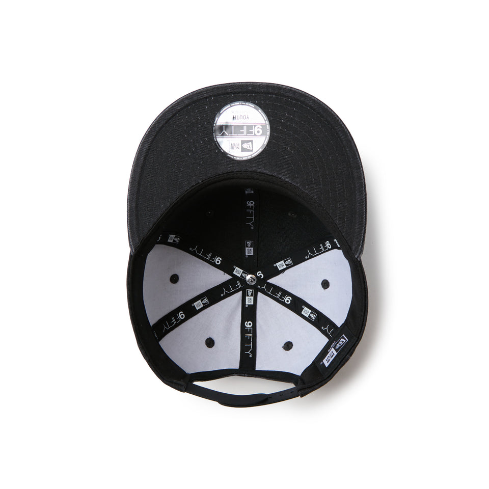 キッズ Youth 9FIFTY Dinosaur ヘッド ウォッシュド ブラック | NEW ERA ニューエラ公式オンラインストア