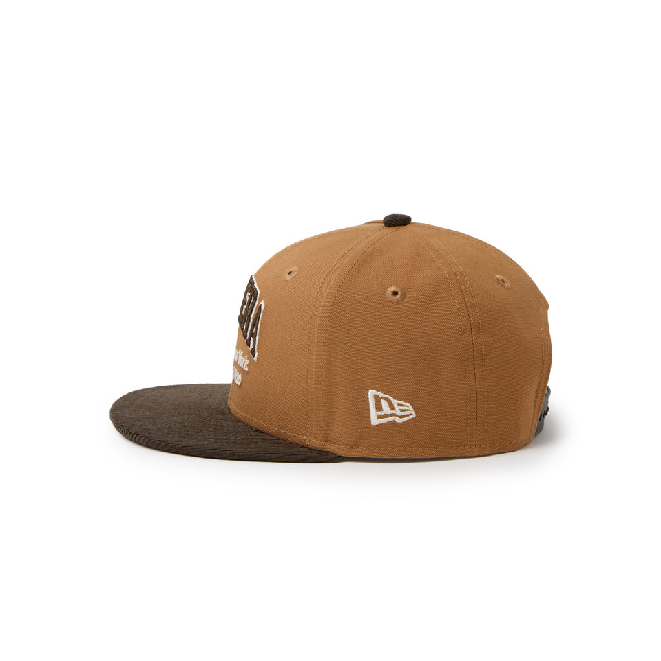キッズ Youth 9FIFTY Duck Canvas カレッジロゴ ライトブロンズ/ウォルナット | NEW ERA ニューエラ公式オンラインストア