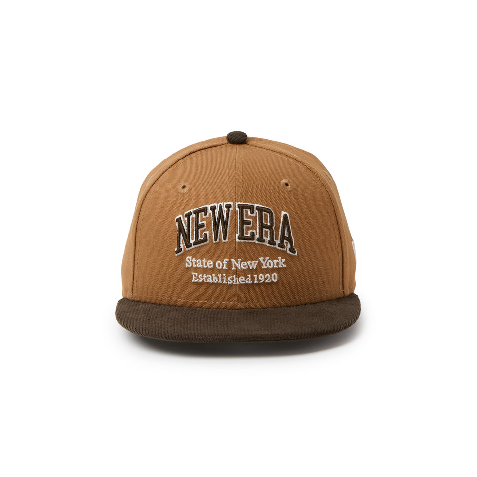 キッズ Youth 9FIFTY Duck Canvas カレッジロゴ ライトブロンズ/ウォルナット | NEW ERA ニューエラ公式オンラインストア