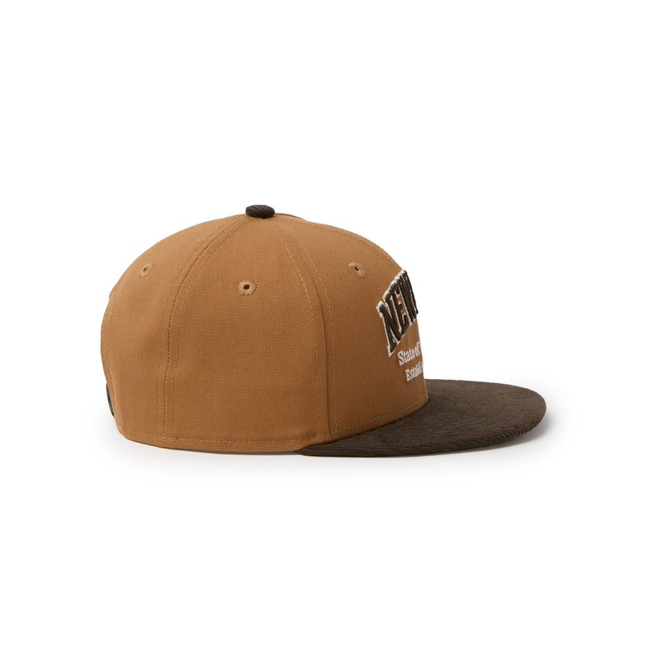 キッズ Youth 9FIFTY Duck Canvas カレッジロゴ ライトブロンズ/ウォルナット | NEW ERA ニューエラ公式オンラインストア