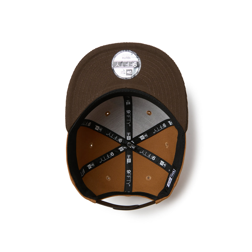 キッズ Youth 9FIFTY Duck Canvas カレッジロゴ ライトブロンズ/ウォルナット | NEW ERA ニューエラ公式オンラインストア