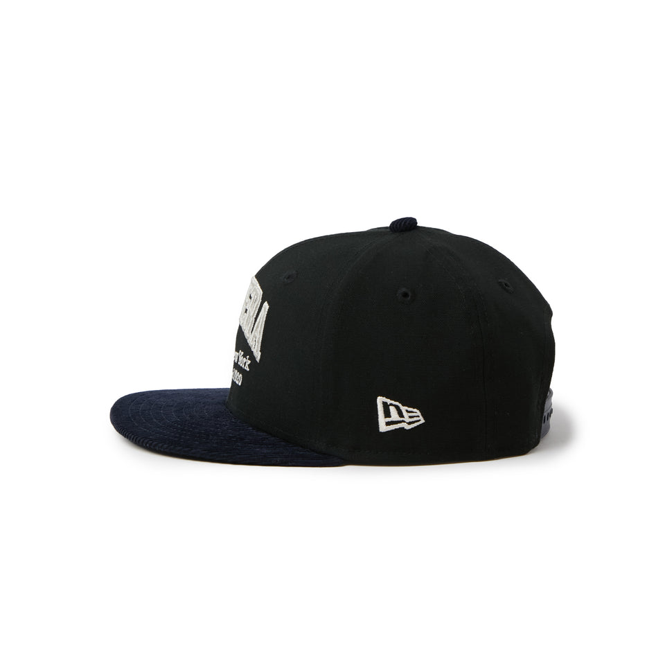 キッズ Youth 9FIFTY Duck Canvas カレッジロゴ ブラック/ネイビー | NEW ERA ニューエラ公式オンラインストア
