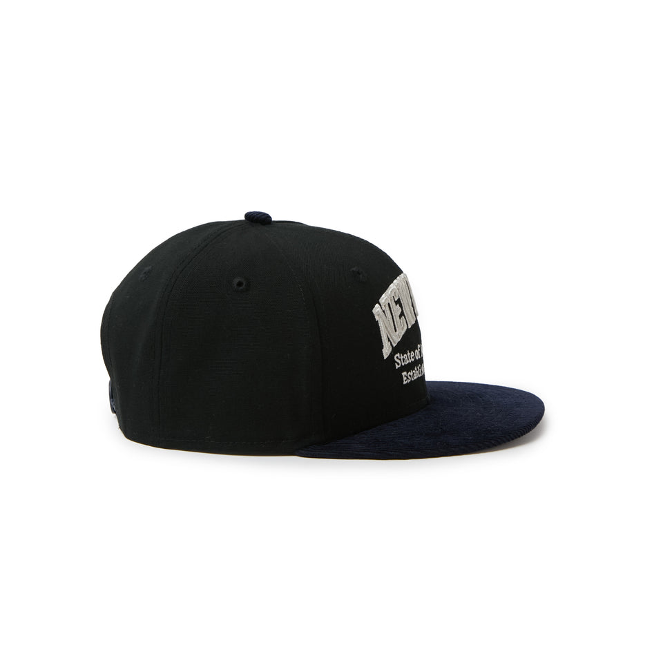 キッズ Youth 9FIFTY Duck Canvas カレッジロゴ ブラック/ネイビー | NEW ERA ニューエラ公式オンラインストア