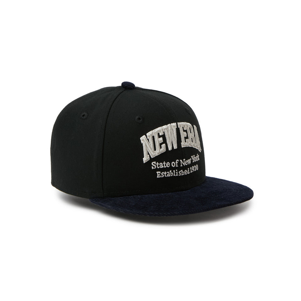 キッズ Youth 9FIFTY Duck Canvas カレッジロゴ ブラック/ネイビー | NEW ERA ニューエラ公式オンラインストア