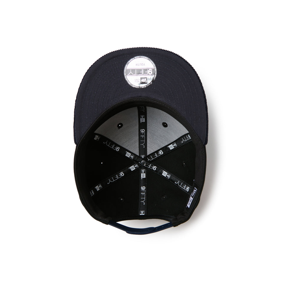 キッズ Youth 9FIFTY Duck Canvas カレッジロゴ ブラック/ネイビー | NEW ERA ニューエラ公式オンラインストア
