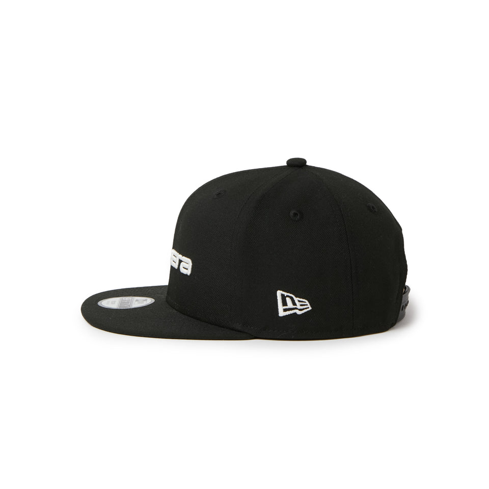 キッズ Youth 9FIFTY Brand Name Logo ブラック