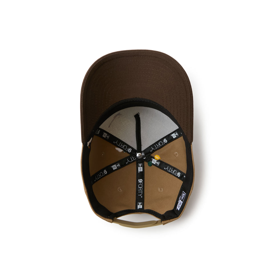 キッズ Youth 9FORTY A-Frame Splash Embroidery ウーブンパッチ クローム/カーキ/ウォルナット | NEW ERA ニューエラ公式オンラインストア