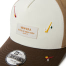 キッズ Youth 9FORTY A-Frame Splash Embroidery ウーブンパッチ クローム/カーキ/ウォルナット | NEW ERA ニューエラ公式オンラインストア