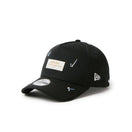 キッズ Youth 9FORTY A-Frame Splash Embroidery ウーブンパッチ ブラック/クローム | NEW ERA ニューエラ公式オンラインストア