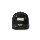 キッズ Youth 9FORTY A-Frame Splash Embroidery ウーブンパッチ ブラック/クローム | NEW ERA ニューエラ公式オンラインストア