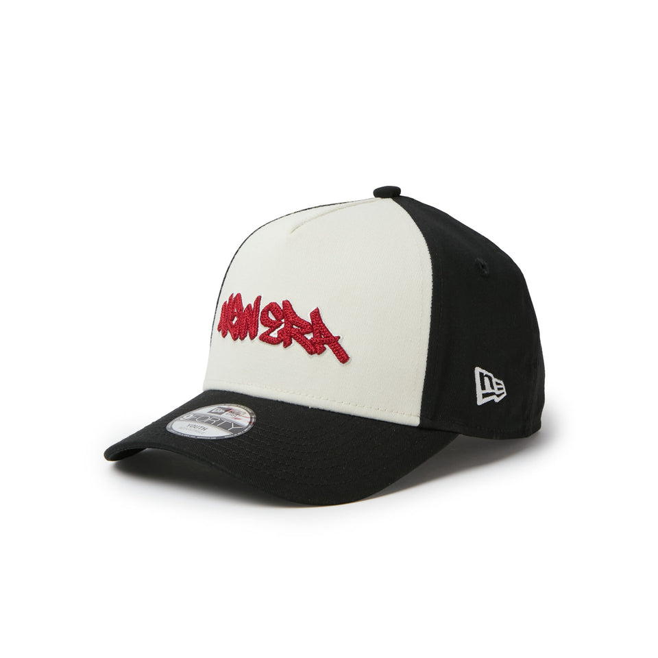 キッズ Youth 9FORTY A-Frame Tagging Logo クローム/ブラック | NEW ERA ニューエラ公式オンラインストア
