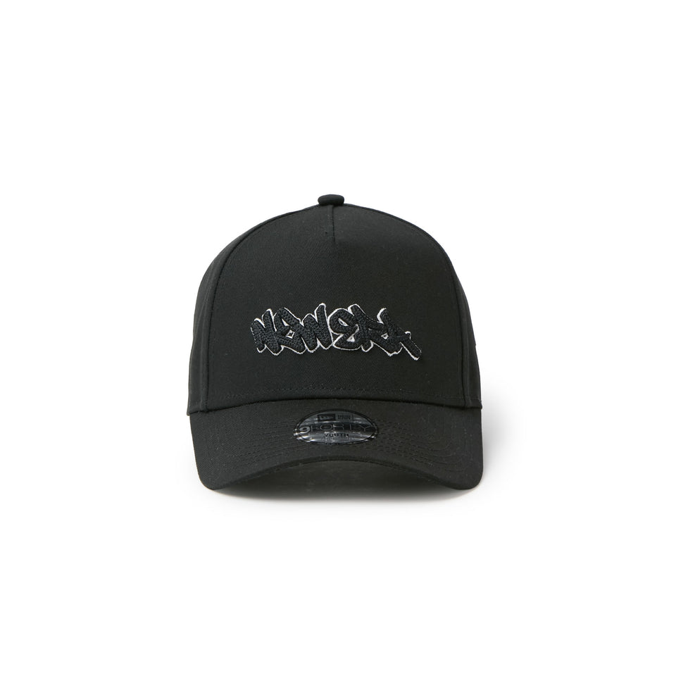 キッズ Youth 9FORTY A-Frame Tagging Logo ブラック | NEW ERA ニューエラ公式オンラインストア