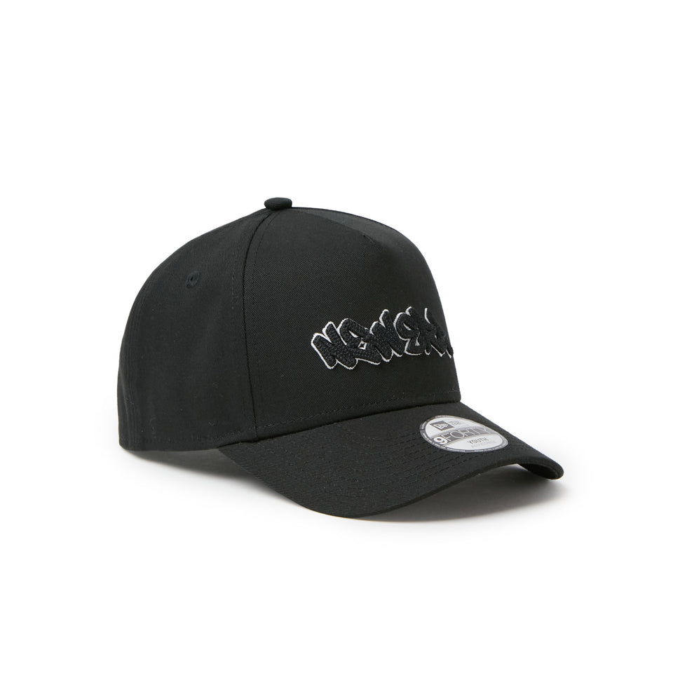 キッズ Youth 9FORTY A-Frame Tagging Logo ブラック | NEW ERA ニューエラ公式オンラインストア