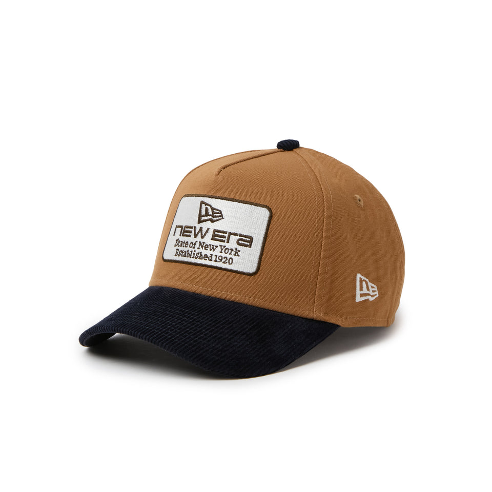 キッズ Youth 9FORTY A-Frame Duck Canvas ウーブンパッチ ネイビー/ウォルナット | NEW ERA ニューエラ公式オンラインストア
