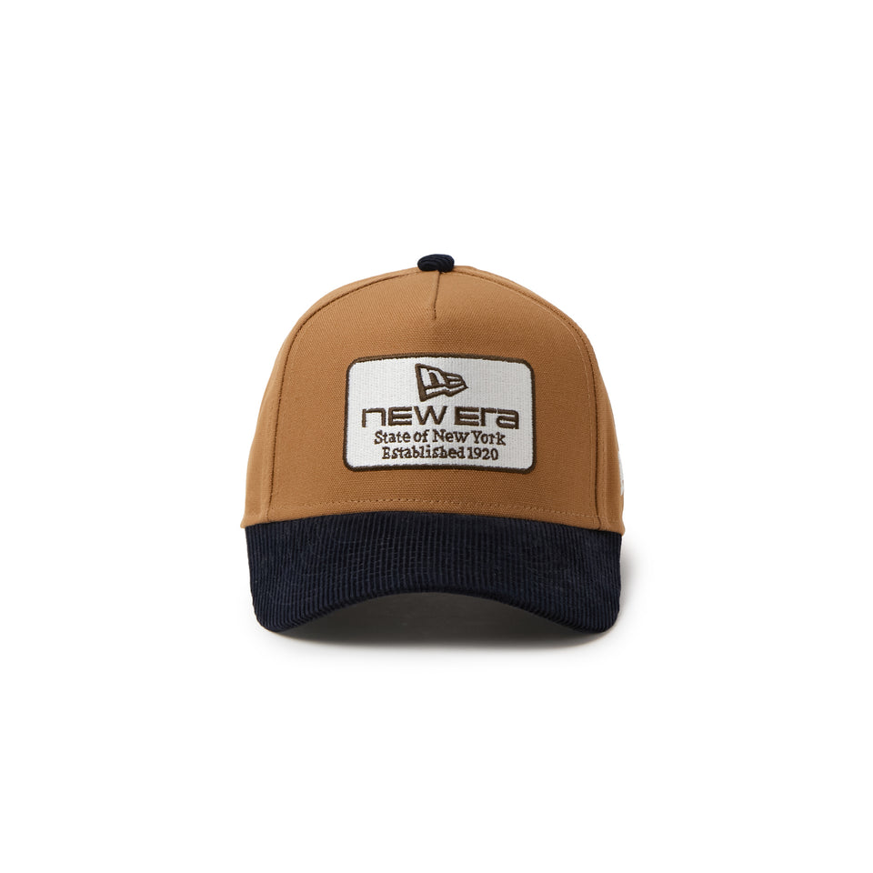 キッズ Youth 9FORTY A-Frame Duck Canvas ウーブンパッチ ネイビー/ウォルナット | NEW ERA ニューエラ公式オンラインストア