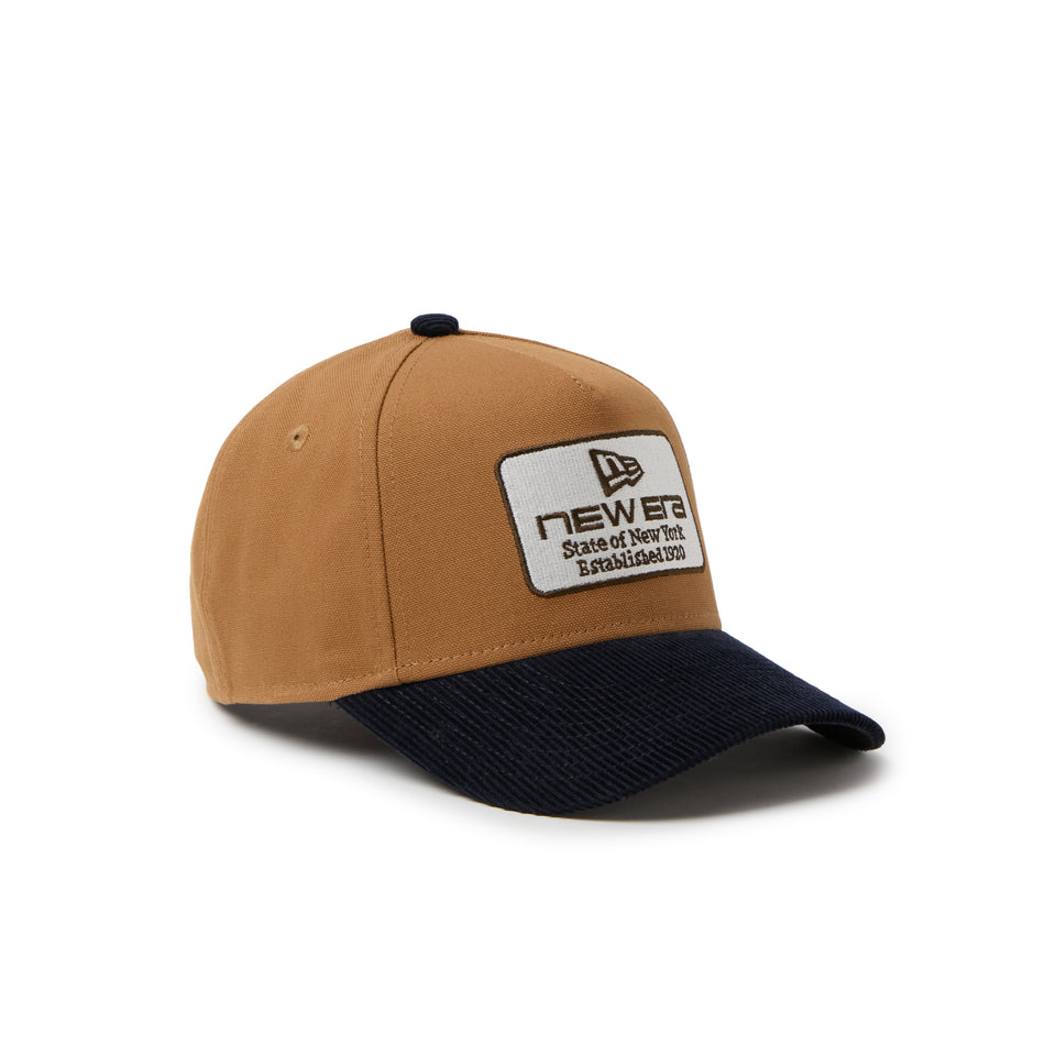 キッズ Youth 9FORTY A-Frame Duck Canvas ウーブンパッチ ネイビー/ウォルナット | NEW ERA ニューエラ公式オンラインストア