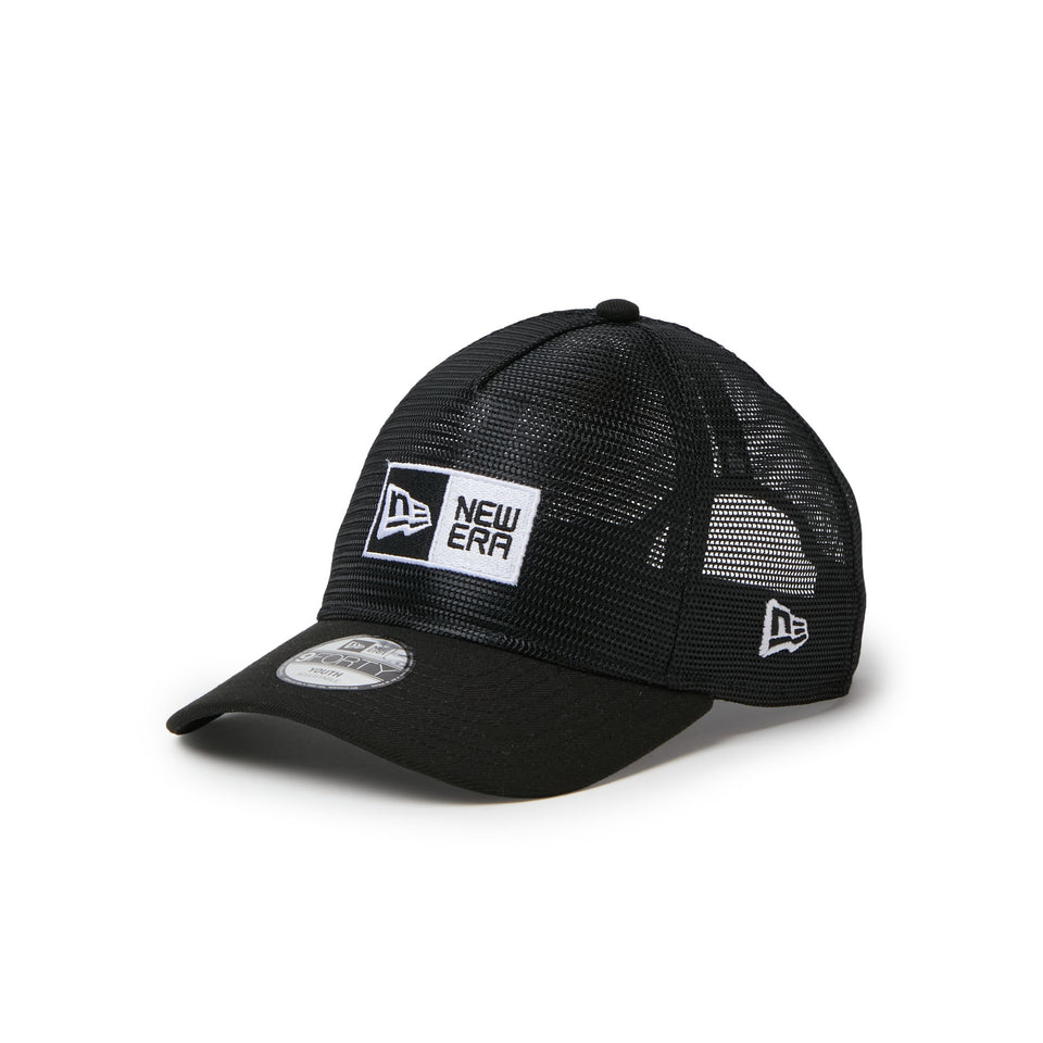 キッズ Youth 9FORTY A-Frame ARC BOX All Mesh ブラック/ホワイト | NEW ERA ニューエラ公式オンラインストア