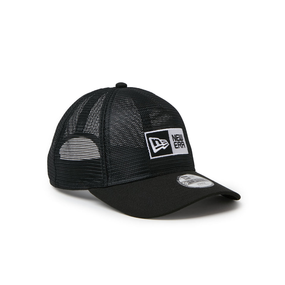 キッズ Youth 9FORTY A-Frame ARC BOX All Mesh ブラック/ホワイト | NEW ERA ニューエラ公式オンラインストア