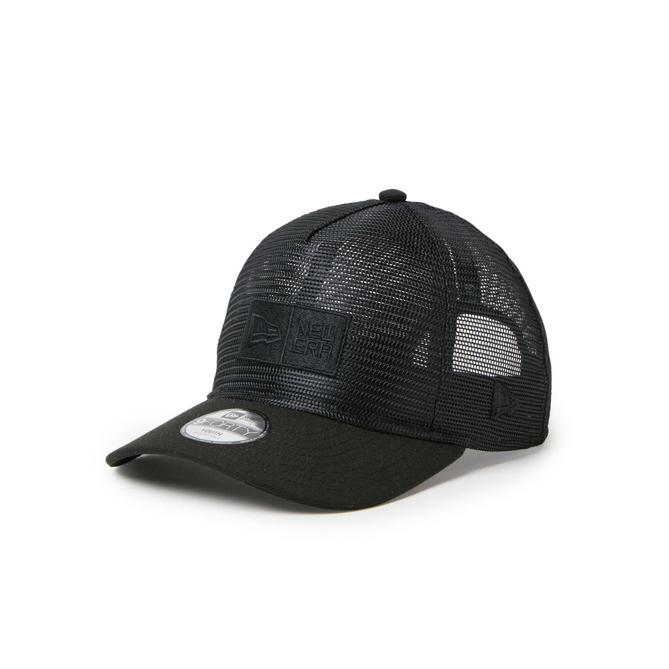 キッズ Youth 9FORTY A-Frame ARC BOX All Mesh ブラック/ブラック | NEW ERA ニューエラ公式オンラインストア