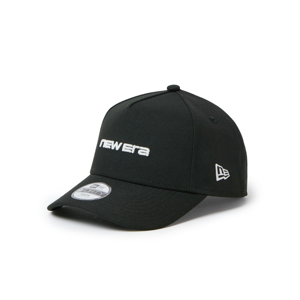 キッズ Youth 9FORTY A-Frame Brand Name Logo ブラック | NEW ERA ニューエラ公式オンラインストア