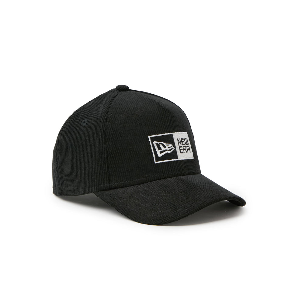 キッズ Youth 9FORTY A-Frame Archive Box Logo コーデュロイ ブラック | NEW ERA ニューエラ公式オンラインストア