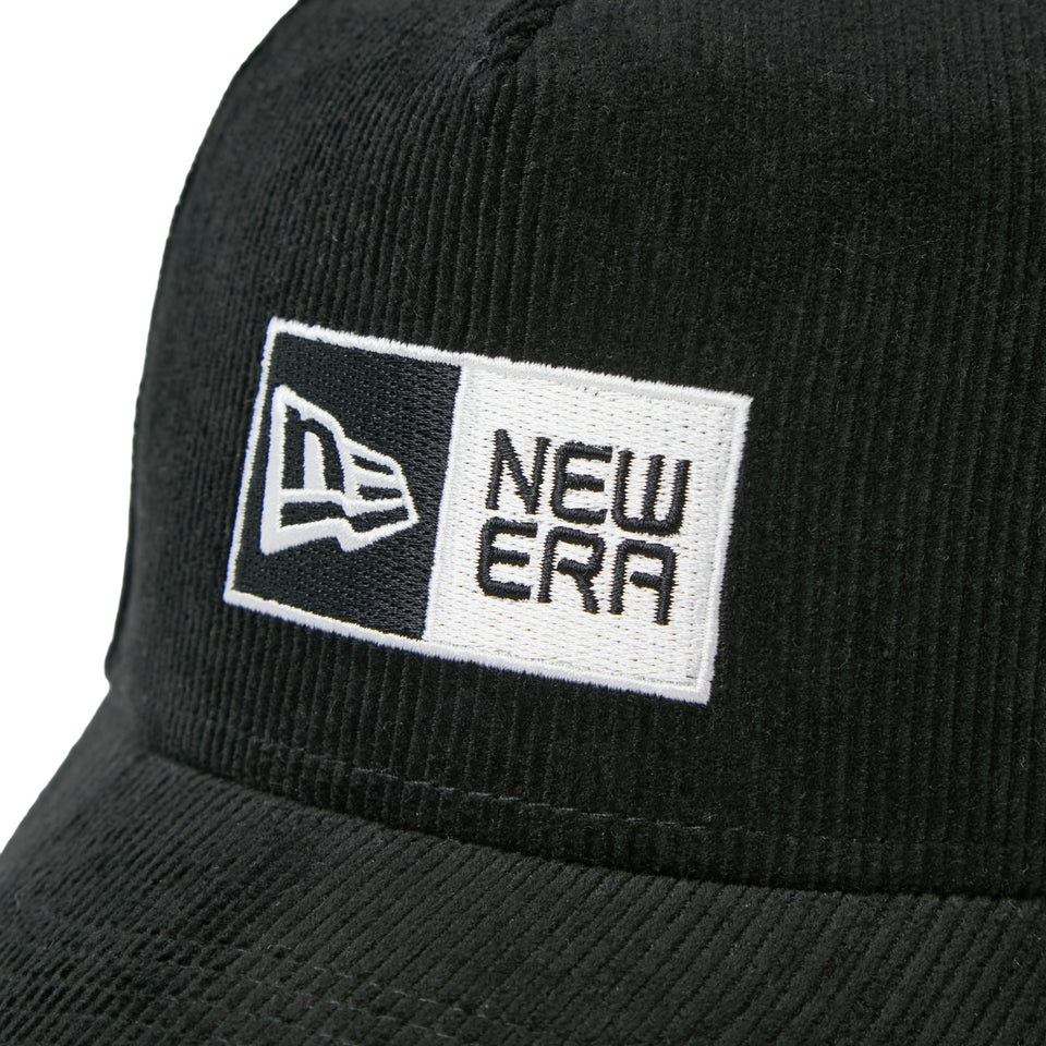 キッズ Youth 9FORTY A-Frame Archive Box Logo コーデュロイ ブラック | NEW ERA ニューエラ公式オンラインストア