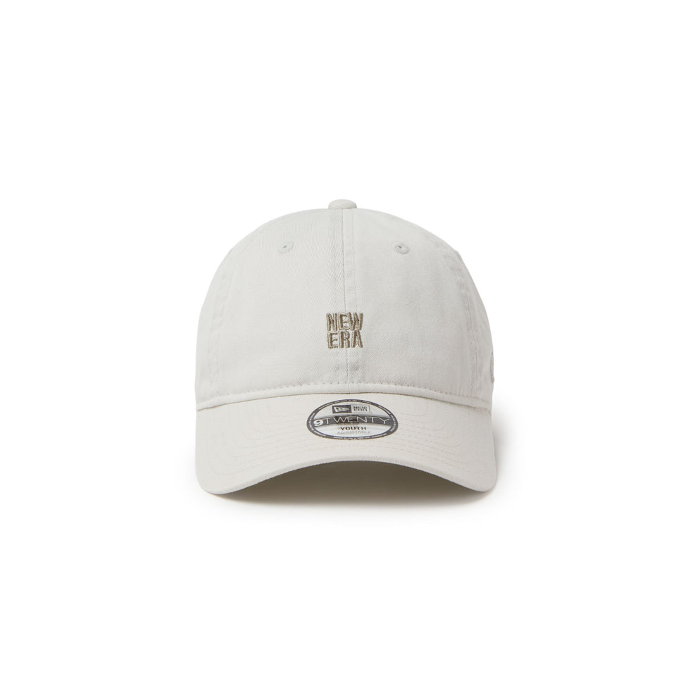 キッズ Youth 9TWENTY Mini Square Logo サンディーリネン | NEW ERA ニューエラ公式オンラインストア