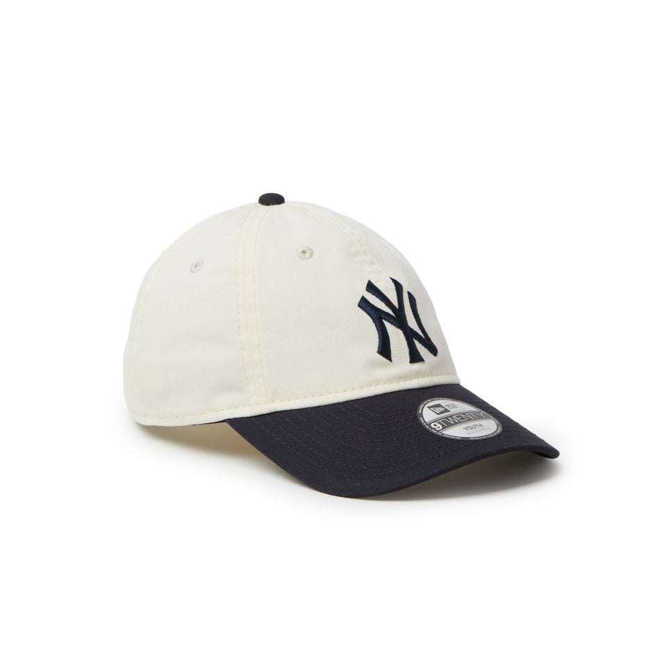 キッズ Youth 9TWENTY MLB 2-Tone ニューヨーク・ヤンキース クロームホワイト/ネイビー | NEW ERA ニューエラ公式オンラインストア