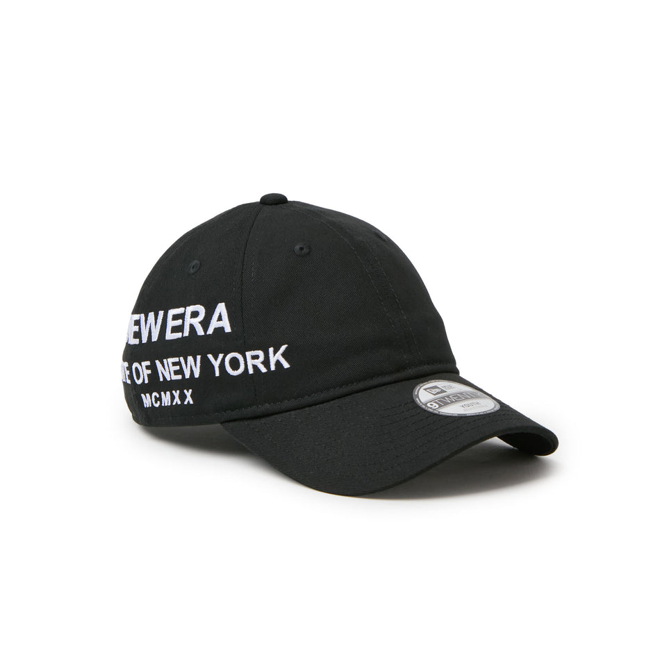 キッズ Youth 9TWENTY Essential MCMXX ブラック | NEW ERA ニューエラ公式オンラインストア