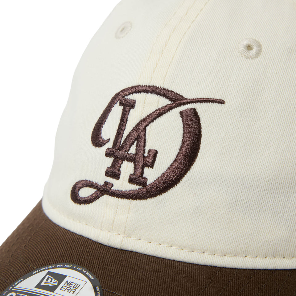 キッズ Youth 9TWENTY MLB 2-Tone ロサンゼルス・ドジャース シティーコネクトロゴ クロームホワイト/ウォルナット | NEW ERA ニューエラ公式オンラインストア