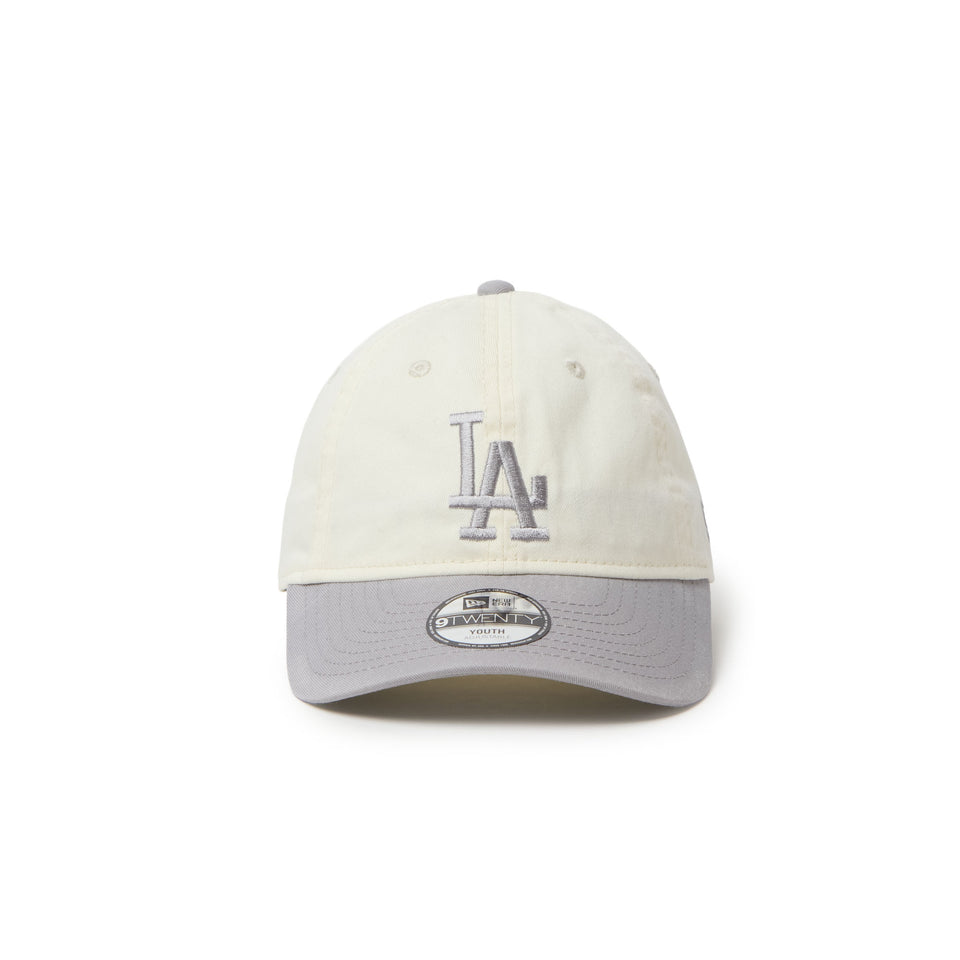キッズ Youth 9TWENTY MLB 2-Tone ロサンゼルス・ドジャース クロームホワイト/グレー | NEW ERA ニューエラ公式オンラインストア