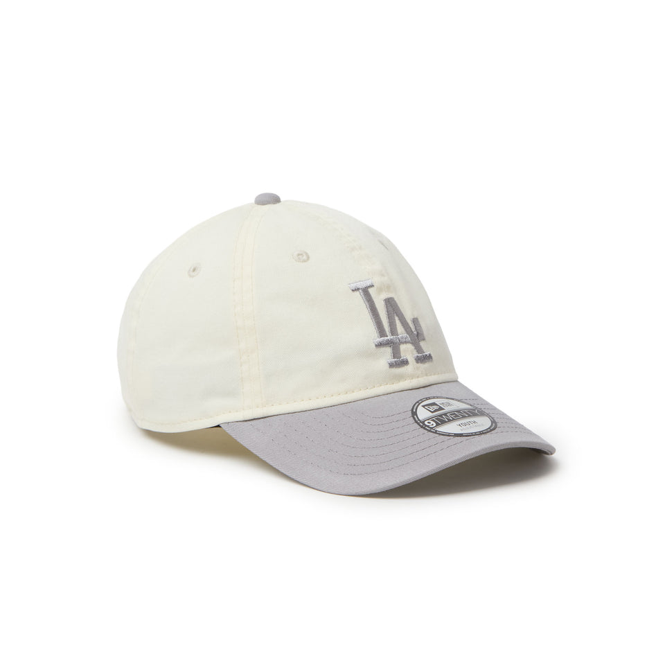 キッズ Youth 9TWENTY MLB 2-Tone ロサンゼルス・ドジャース クロームホワイト/グレー | NEW ERA ニューエラ公式オンラインストア