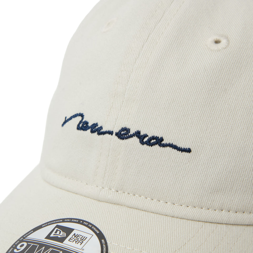 キッズ Youth 9TWENTY Handwritten Logo アイボリー | NEW ERA ニューエラ公式オンラインストア