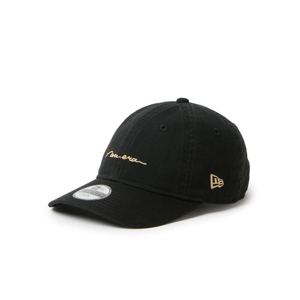 キッズ Youth 9TWENTY Handwritten Logo ブラック | NEW ERA ニューエラ公式オンラインストア