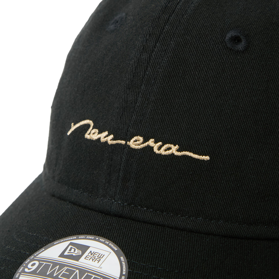 キッズ Youth 9TWENTY Handwritten Logo ブラック | NEW ERA ニューエラ公式オンラインストア
