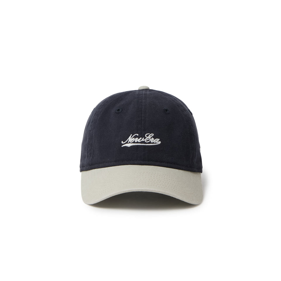 キッズ Youth 9TWENTY Classic Script Logo ネイビー/ペブル | NEW ERA ニューエラ公式オンラインストア