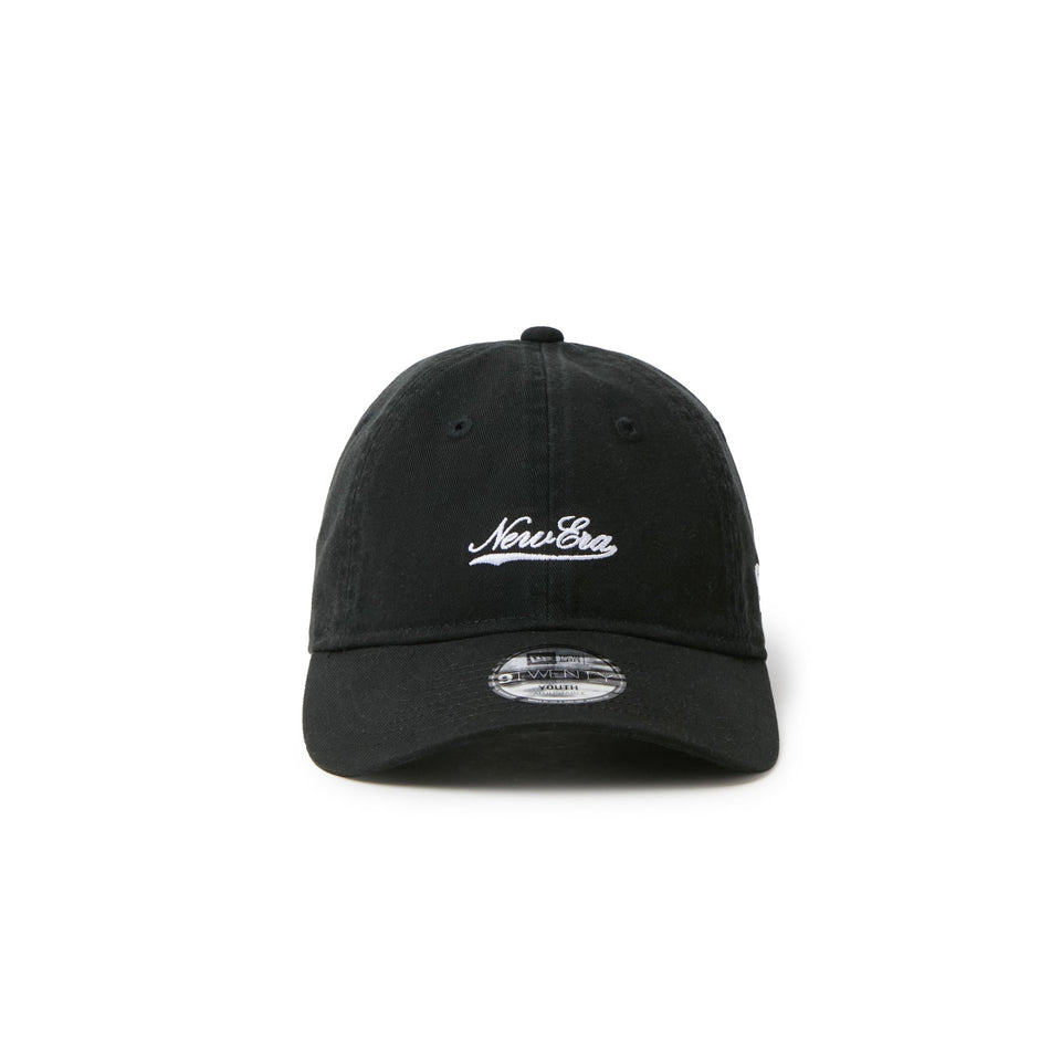 キッズ Youth 9TWENTY Classic Script Logo ブラック | NEW ERA ニューエラ公式オンラインストア