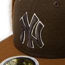 キッズ Youth 59FIFTY Dog Ear ドッグイヤー ニューヨーク・ヤンキース ウォルナット/トーステッドピーナッツ | NEW ERA ニューエラ公式オンラインストア