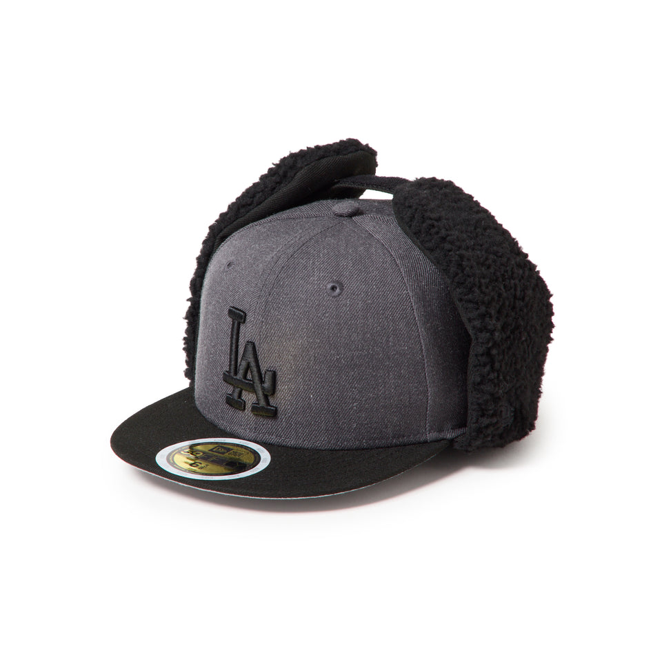 キッズ Youth 59FIFTY Dog Ear ドッグイヤー ロサンゼルス・ドジャース ヘザーグラファイト/ブラック | NEW ERA ニューエラ公式オンラインストア