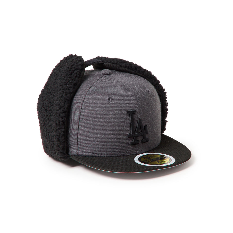 キッズ Youth 59FIFTY Dog Ear ドッグイヤー ロサンゼルス・ドジャース ヘザーグラファイト/ブラック | NEW ERA ニューエラ公式オンラインストア