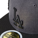 キッズ Youth 59FIFTY Dog Ear ドッグイヤー ロサンゼルス・ドジャース ヘザーグラファイト/ブラック | NEW ERA ニューエラ公式オンラインストア