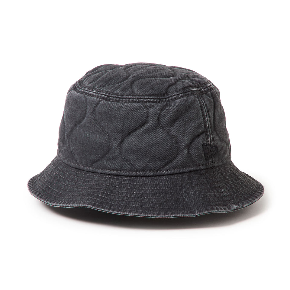 バケット01 キルト Pigment Dye ピグメントダイ ブラック|アウトドア | NEW ERA ニューエラ公式オンラインストア