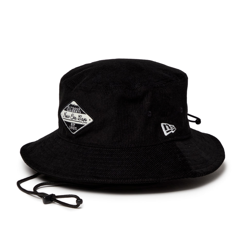 アドベンチャーライト ドローコード Corduroy コーデュロイ フェルトワッペン ブラック|アウトドア | NEW ERA ニューエラ公式オンラインストア