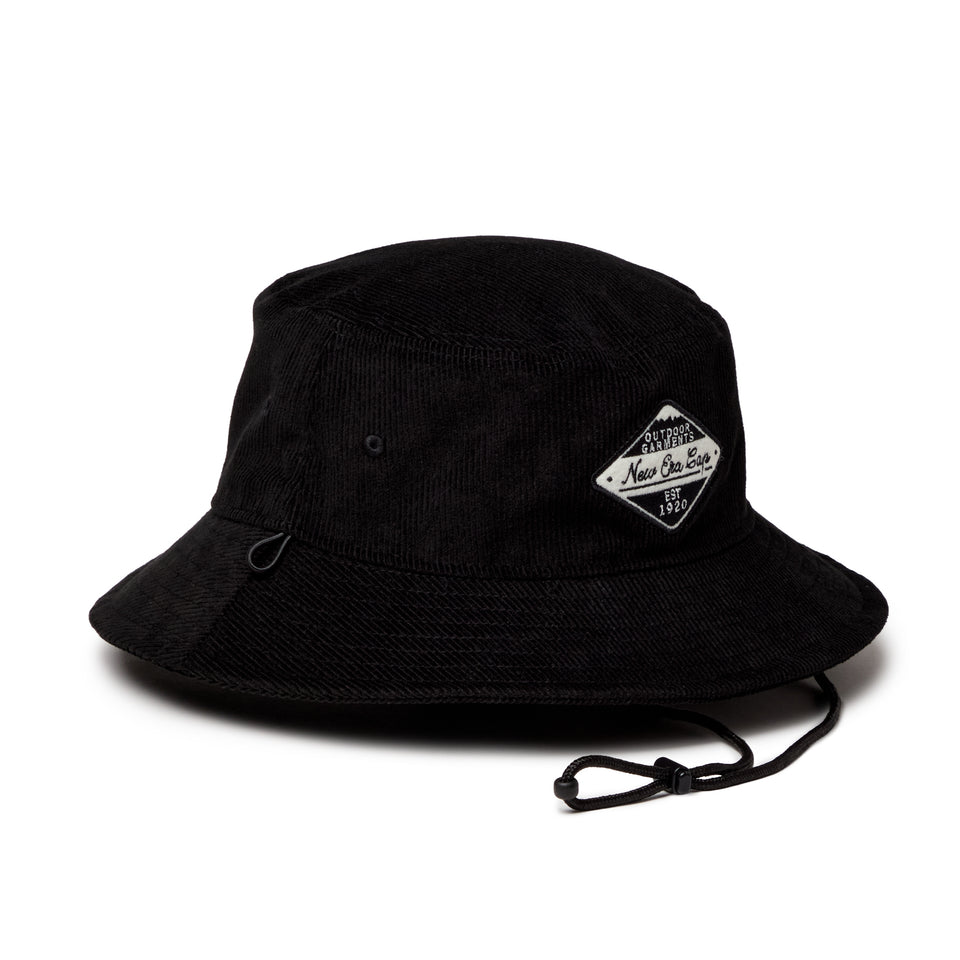 アドベンチャーライト ドローコード Corduroy コーデュロイ フェルトワッペン ブラック|アウトドア | NEW ERA ニューエラ公式オンラインストア