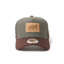 9FORTY A-Frame Trucker Cork Patch コルクパッチ モス/バーントウッド | アウトドア | NEW ERA ニューエラ公式オンラインストア