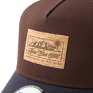 9FORTY A-Frame Trucker Cork Patch コルクパッチ バーントウッド/ネイビー | アウトドア | NEW ERA ニューエラ公式オンラインストア