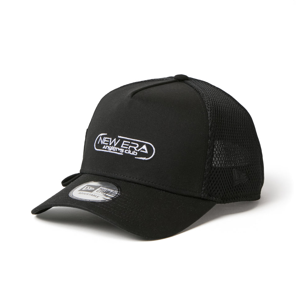 9FORTY A-Frame Trucker Angler Club ブラック | アウトドア | NEW ERA ニューエラ公式オンラインストア