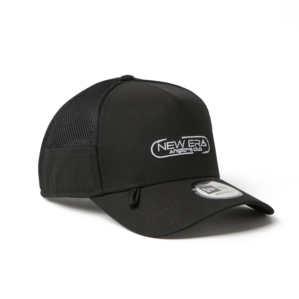 9FORTY A-Frame Trucker Angler Club ブラック | アウトドア | NEW ERA ニューエラ公式オンラインストア